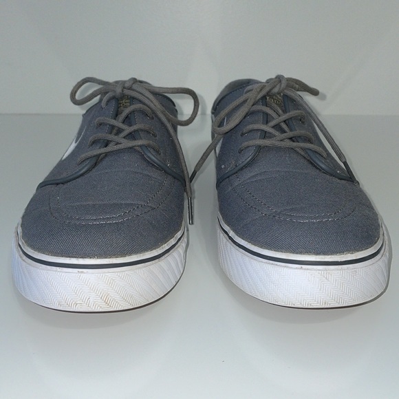 Nike ZOOM STEFAN JANOSKI Canvas Grey Skate Shoes. Style 615957-027 Men's Size 12 - Picture 3 of 10